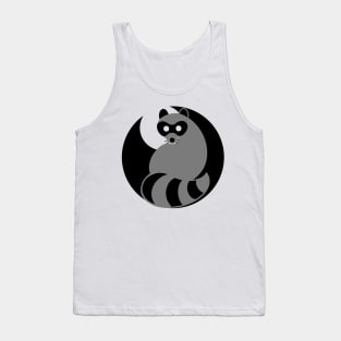 Trash Panda at Night, Trash Panda at Night (white background) Tank Top